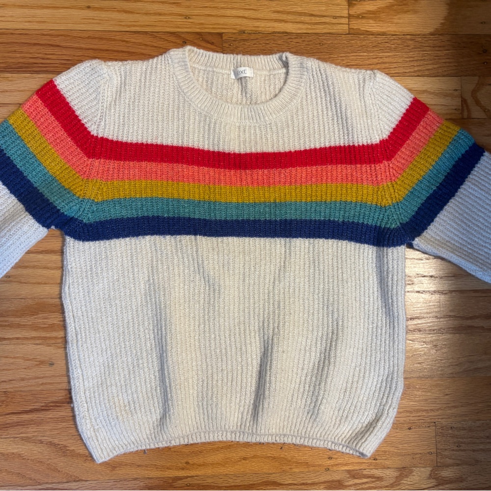 Colorful Striped girls Sweater